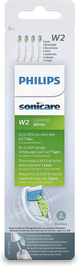 Philips Sonicare W2 Optimal White HX6064/10 - opzetborstels - 4 stuks 11