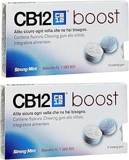CB12 Boost Kauwgom - Strong Mint - 10 Stuks